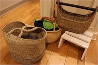 Step Stool and Baskets