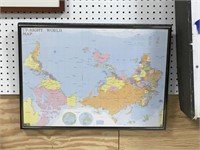 24x16 Inch Framed Map