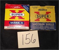 2 Boxes Collector Western Super X