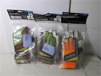 3 PAIR OF NEW GOOLIE GLOVES SIZES 4-6