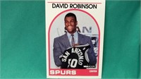 Autographed David Robinson Card 1989