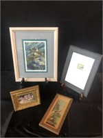 Framed Miniture paintings, Various Artists