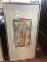 Contemporary Framed and matted Art, Titled "Antwe
