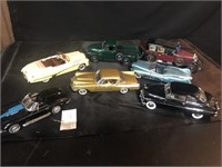 7 Model cars Some By Franklin Mint