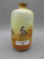 RS Prussia 6" Runner Duck bottle vase. Scarce