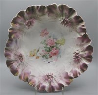 RS Prussia 10.5" floral sunflower mold bowl.