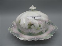 RS Prussia dogwood decor butterdish. Chip on edge