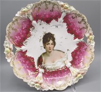 UM RS Prussia 11" lily mold cake plate with