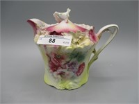 RS Prussia carnation mold floral mustard pot
