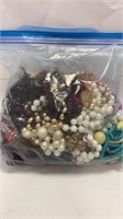 Bag of Costume necklaces