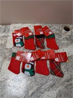 8 Brand New Mini Stockings