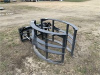 CID skidsteer mount bale squeezer