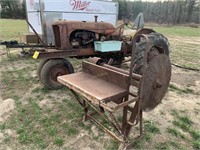 Allis Chalmers Tractor w/saw rig