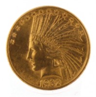 1932 BU Indian Head $10 Gold Eagle