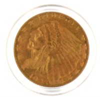 1925-D Indian Head $2.50 Gold Quater Eagle
