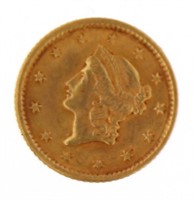 1851 Type 1 Liberty Head $1.00 Gold Coin