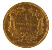 1873 Type 3 Liberty Head $1.00 Gold Coin