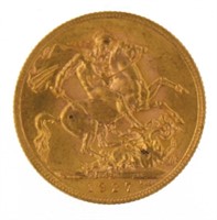 1927 South Africa George V Gold Sovereign