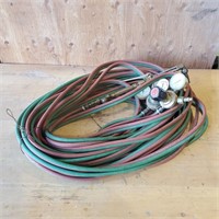 Extra Long Set of Torch Hoses w Cutting Tip