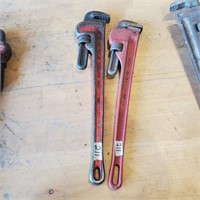 2-24" Pipe Wrenches Ridgid, Task
