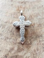 Stering Silver Cross Pendant  By Chris