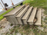 Concrete steps 5’ x 3’ tall approx
