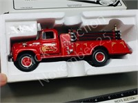 1957 Firetruck  1/ 34 scale  die cast