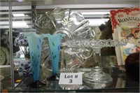 (5) pieces Glassware & China: