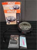 Electric Single Burner and Manscaping Kit