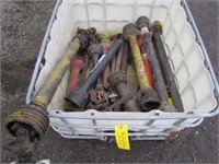 Tote of Misc. PTO Shafts