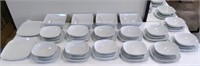 115 - IKEA OF SWEDEN WHITE DINNERWARE SET