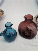 2 Glass pitchers