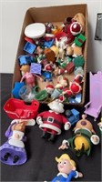 Group of Christmas toys