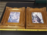 pr Gold frame Prints