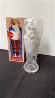 12” beer glass cup
