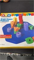 Bright shape pegboard