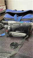 Sony digital video camera recorder with bag