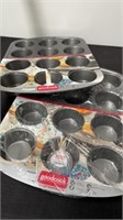 2 New good cool muffin pan