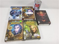 Jeux pour ordinateur dont  World's of  Warcraft