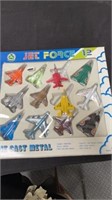 Die cast metal jet force planes