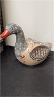 13” ceramic goose