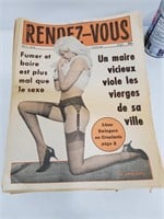 35 journaux érotiques Rendez-Vous, 1968 & 1969