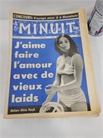 30 journaux érotiques Minuit, 1965 & 1969