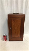 Vintage cherry wood microscope box