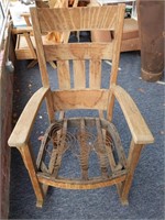 Wood Rocking Chair 24" x 31" x 40"
