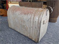 Large Vintage U.S. Mailbox 24" x 11" x 16"