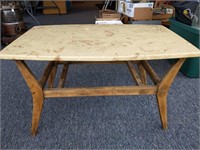 Marble Top Table 31.5" x 20.25" x 19"