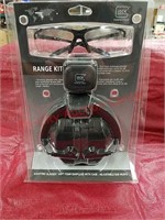 New Glock range kit, shooting glasses, ear plugs,