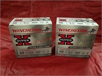 Winchester two full boxes 12 gauge shotgun shells