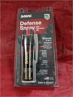 Saber defense pepper spray with clip and marking